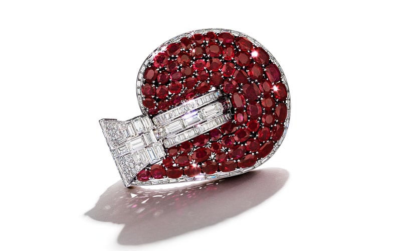 Van Cleef & Arpels Jarretière ruby and diamond bracelet