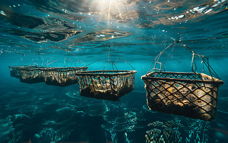 Pearl farm baskets