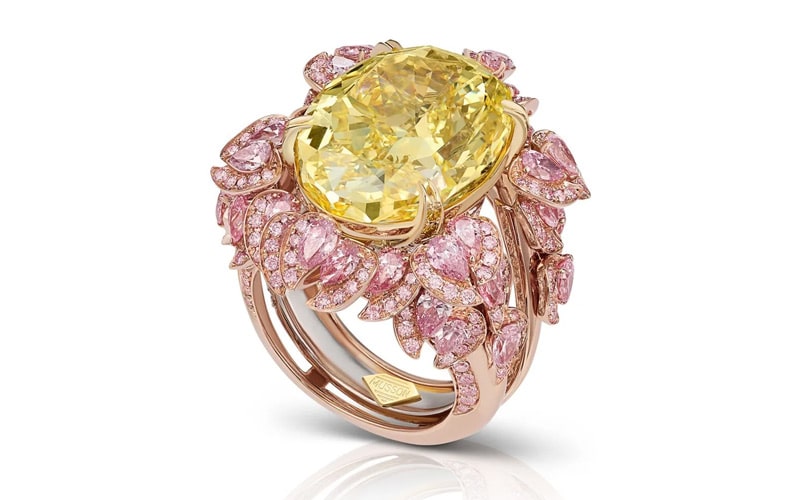 Diavik Midnight Sun Diamond Ring