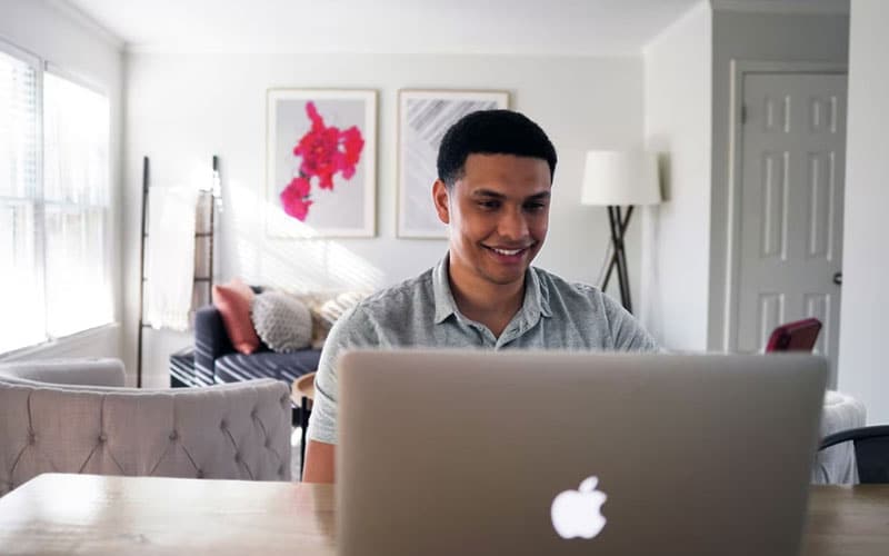 Person at Computer