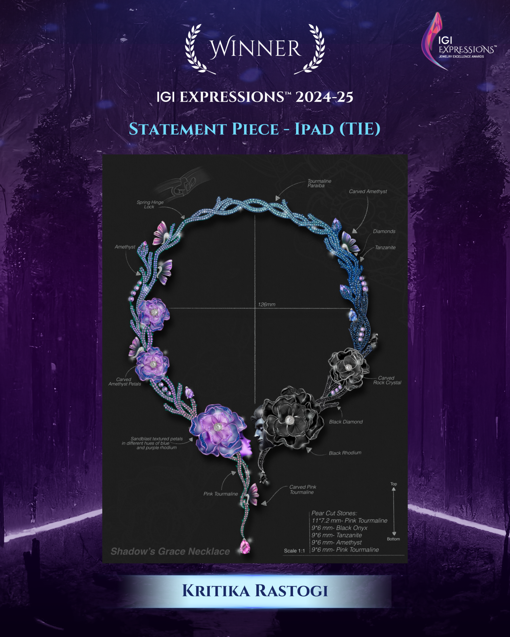 Kritika Rastogi, India
Category -Statement Piece Segment - iPad