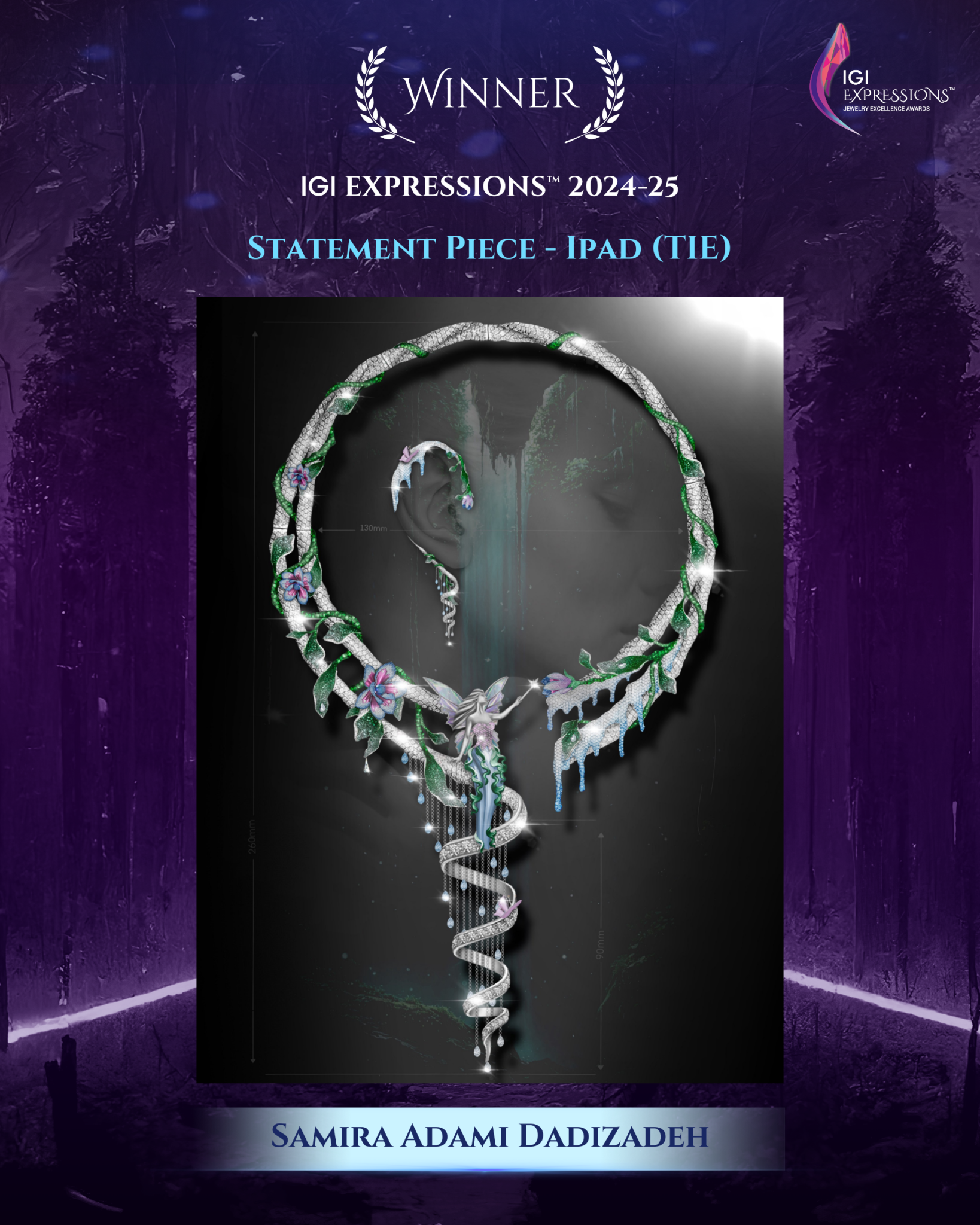 Samira Adami Dadizadeh, Turkey
Category - Statement Piece Segment - iPad