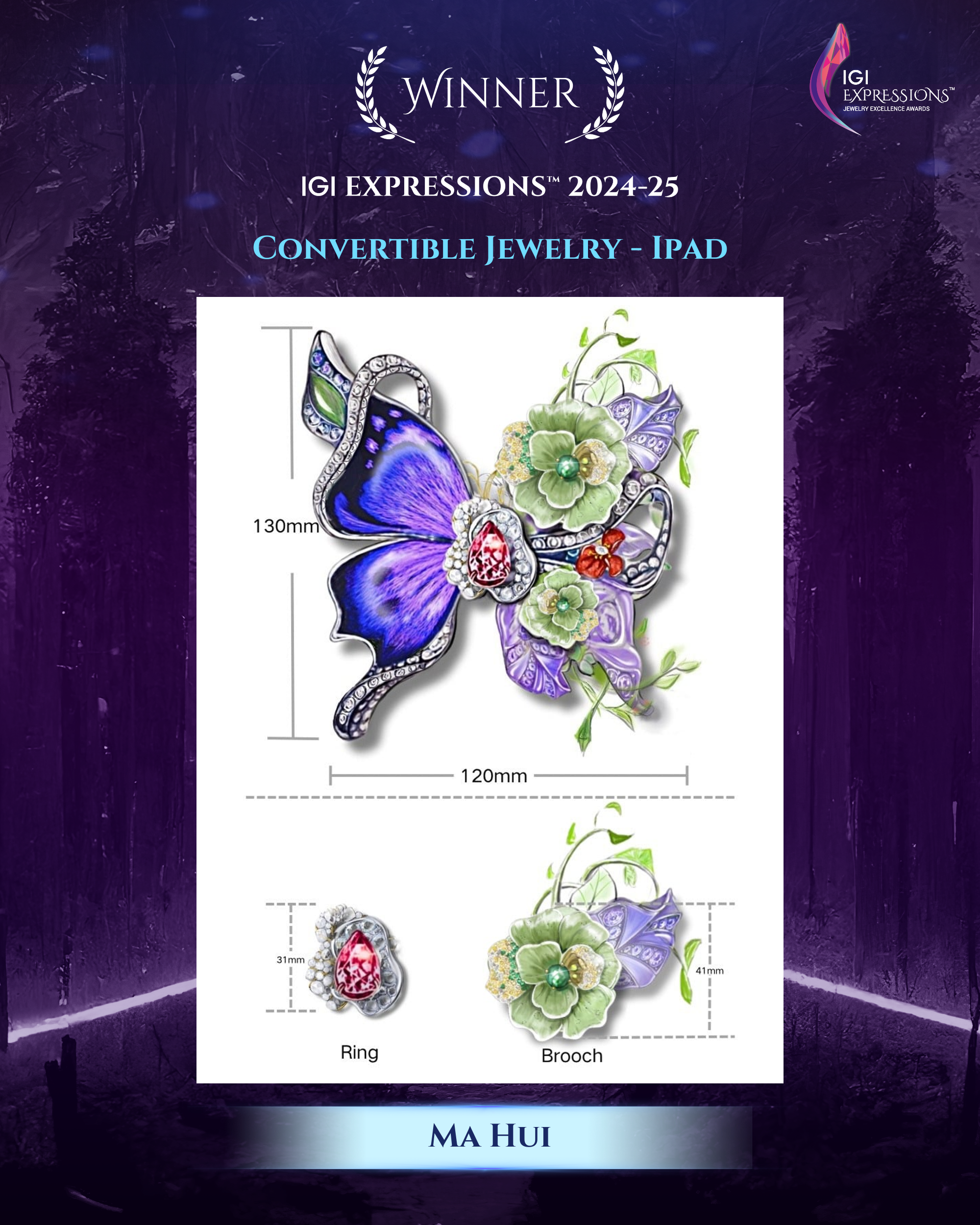 Ma Hui, China Category - Convertible Jewelry Segment - iPad