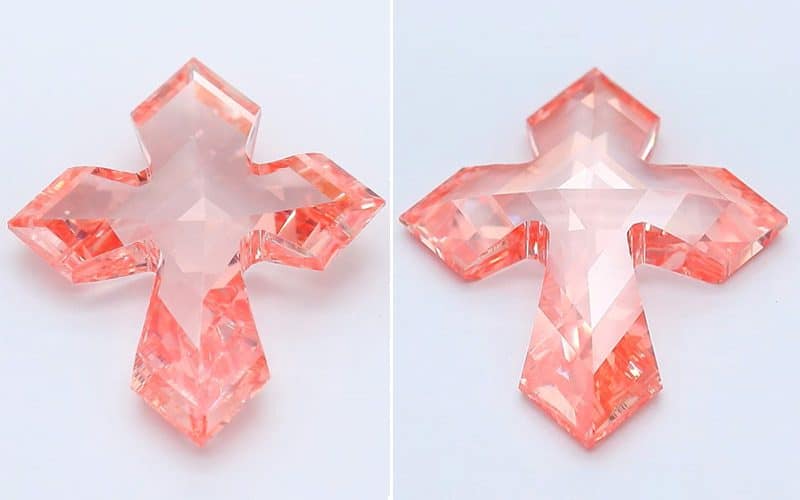 Pink Diamond Cross