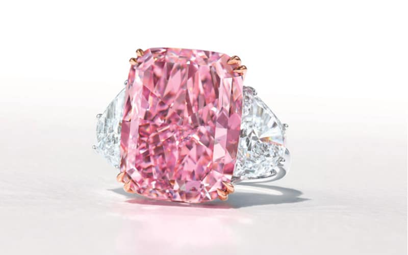 purple pink sakura diamond