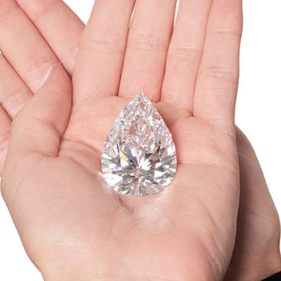 Claire 101 carat diamond
